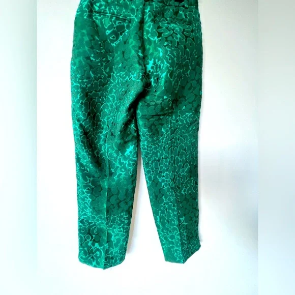emerald green cigarette trousers JCREW emerald green cigarette pants size XS